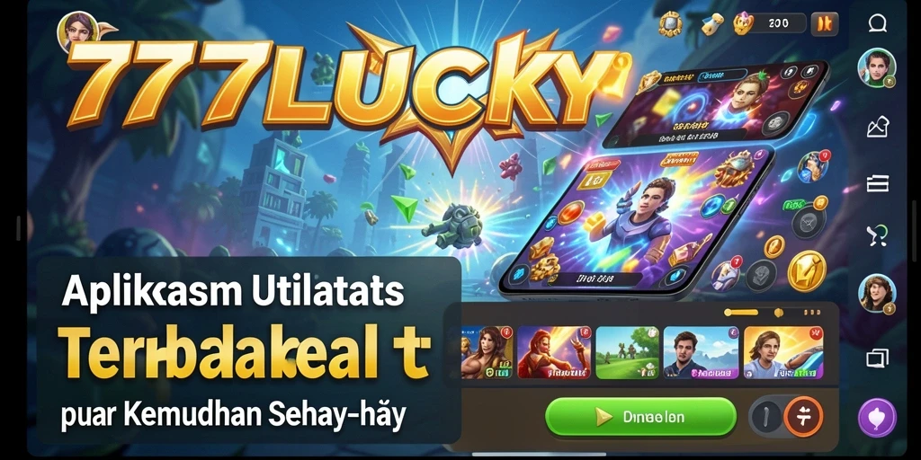 Tampilan antarmuka pengguna 777LUCKY yang sederhana dan mudah navigasi.
