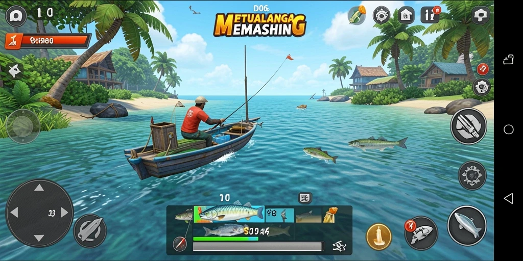 Tangkapan ikan yang megah dalam gameplay D06.