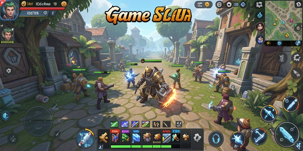 Gameplay mendebarkan menampilkan pertempuran dan strategi di ID6788.