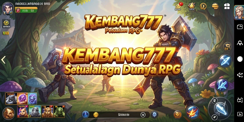 Tampilan menawan dari gameplay RPG KEMBANG777 yang penuh warna.