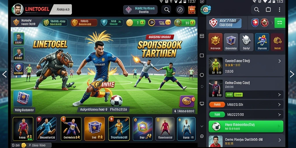Tampilan gameplay <strong>LINETOGEL</strong> yang interaktif dan menarik saat memasang taruhan.