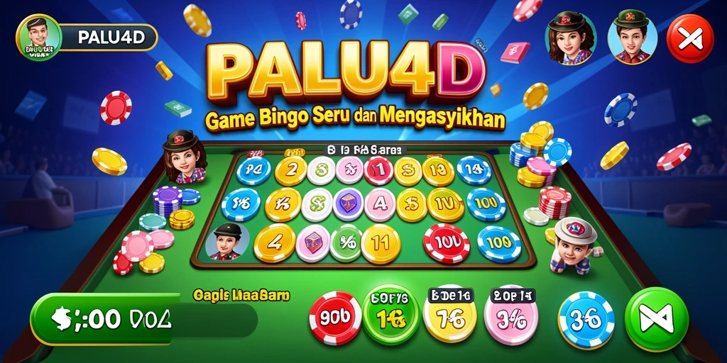 Tampilan gameplay bingo yang menarik dan interaktif dari PALU4D.