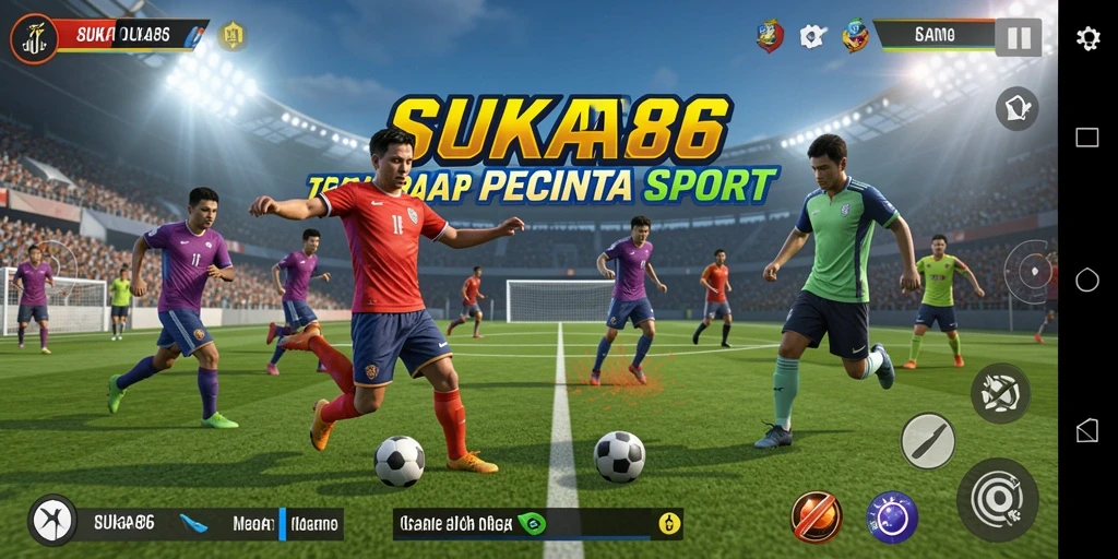 Tampilan menarik dari gameplay SUKA86 yang penuh aksi olahraga.