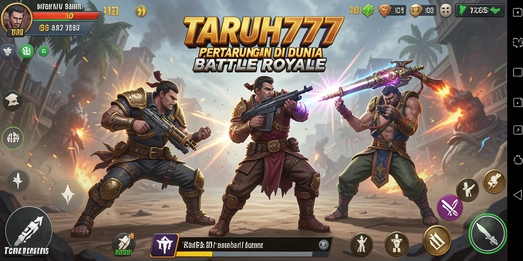 Gameplay TARUH777 yang intens dan mendebarkan saat bertarung untuk bertahan hidup.