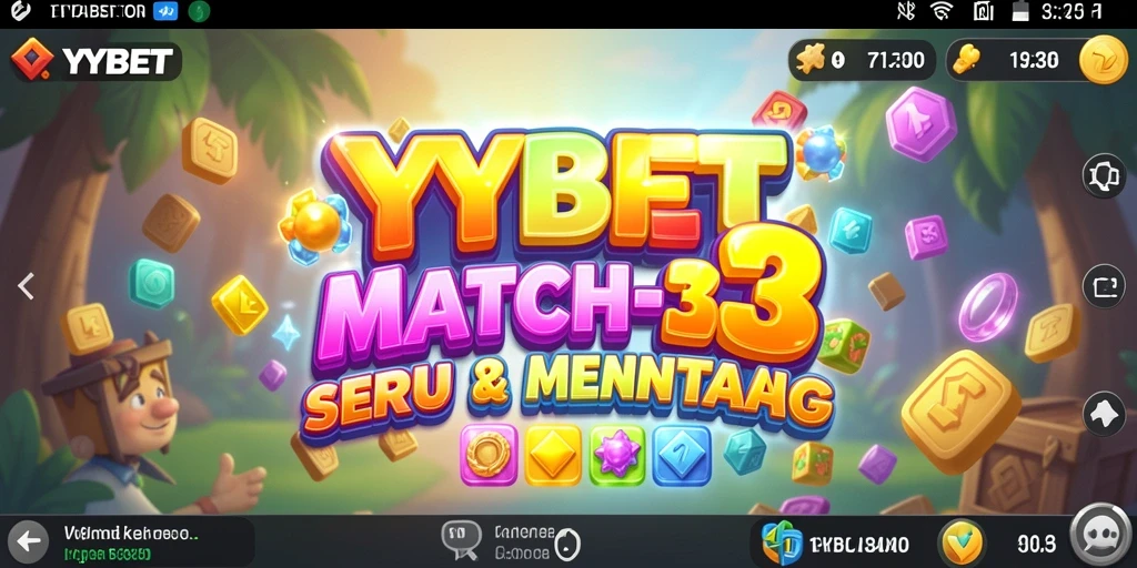 Tampilkan gameplay YYBET yang seru pada level Match-3.