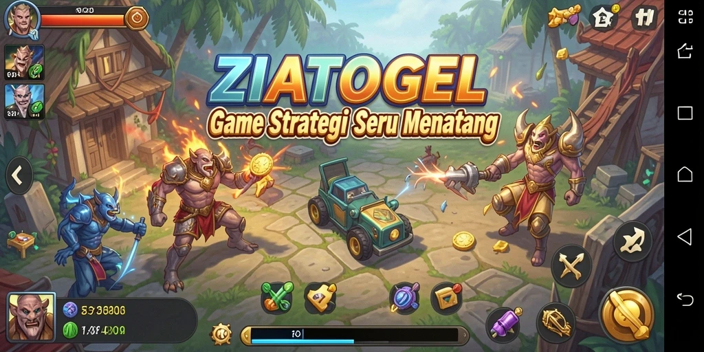 Tampilan gameplay seru dari ZIATOGEL yang penuh strategi.